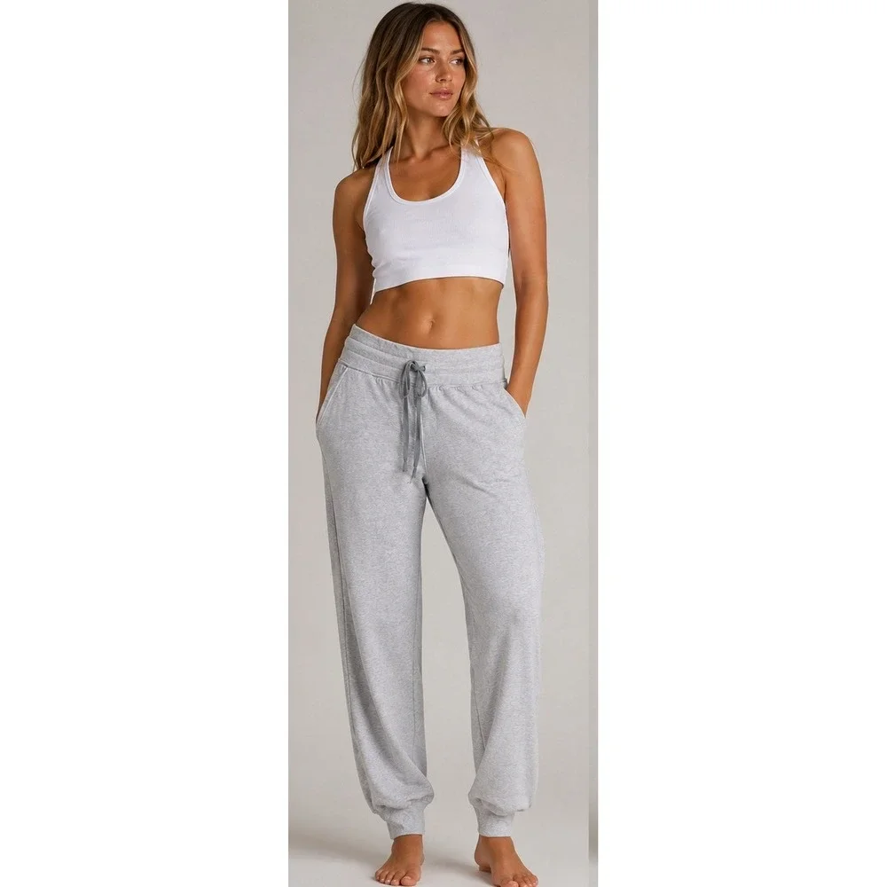 Lululemon Ready To Rulu High Rise Jogger Womens 8 Gray Drawstring Pants W5EKLS